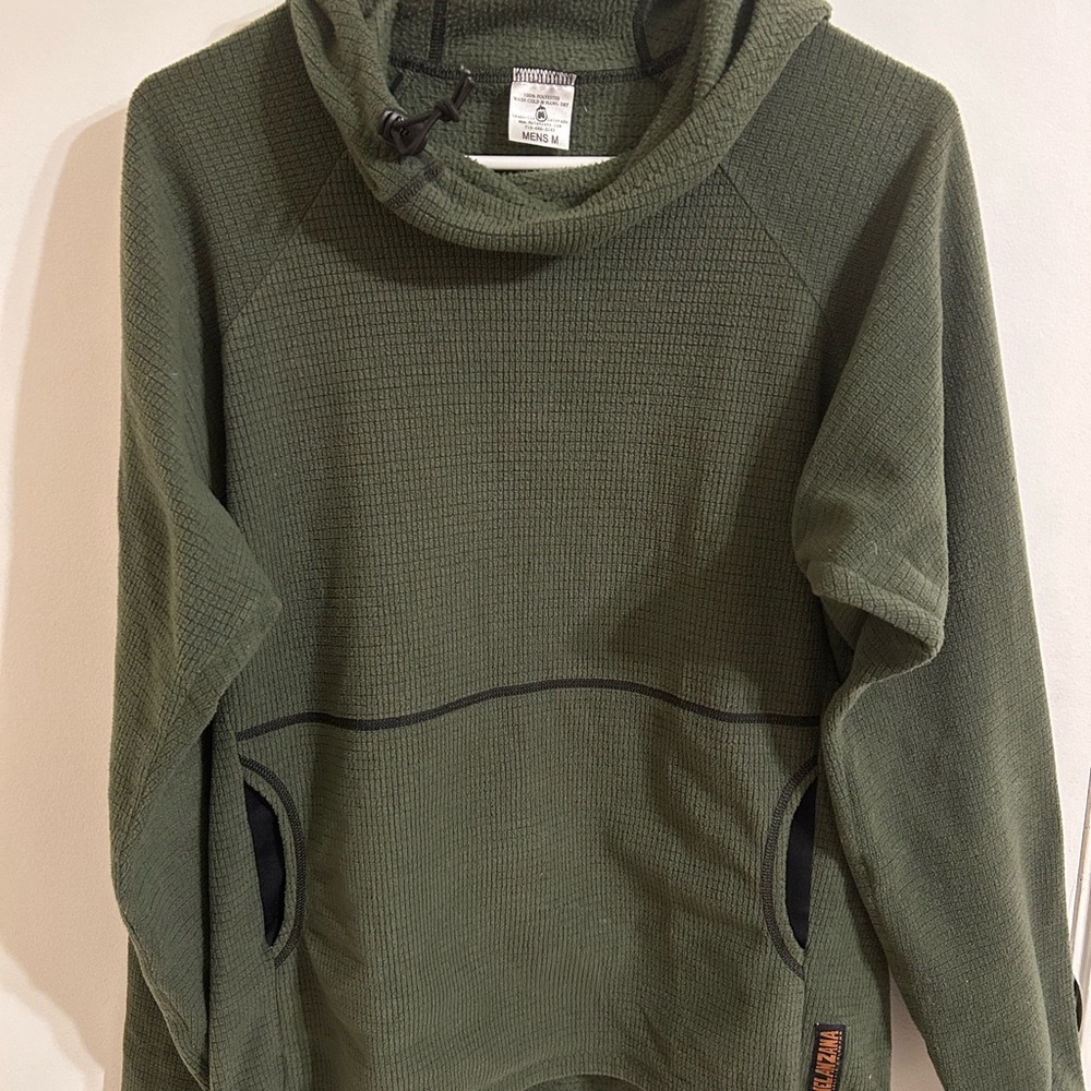 Melanzana Olive Green Men's Sweater